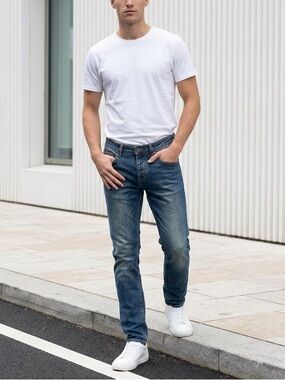 Six Week Residency Skinny Jeans Midnight Indigo Blue